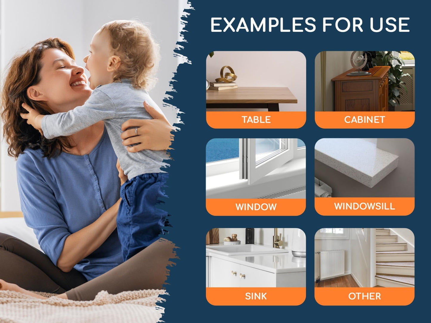 GLUIT Corner Protector Baby – Table Edge Protectors and Safety Covers for Kids, Clear Child Proof Corner Guards for Furniture, Cabinets, Coffee Tables, and Sharp Corners